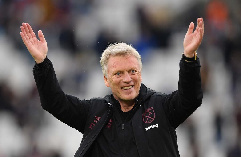 West Ham manager David Moyes has signed a new three-year contract, the club have announced. Photo: Justin Tallis/PA Wire