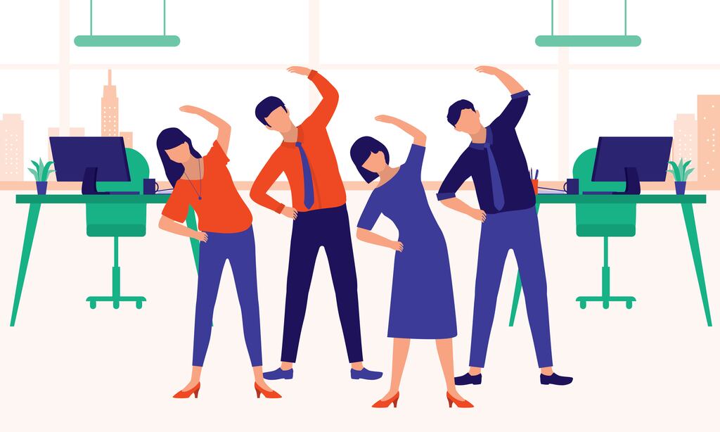 National Shared Services Office staff have had talks on 'being present', having a 'guilt-free December', digital detoxes, decluttering their home offices, 'sleep wellness' and 'preparing for the return to school'. Illustration: iStock