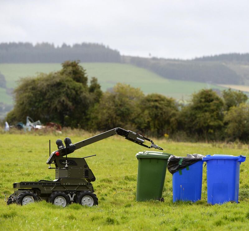 The Reamda Reacher in action. Photograph: Dara Mac Dónaill