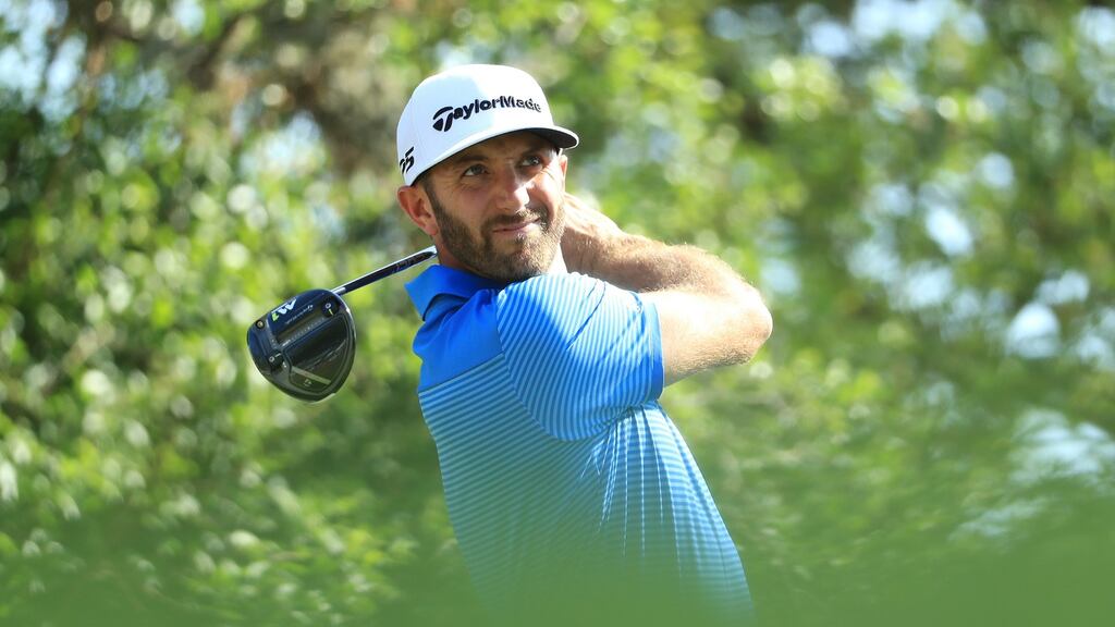 Dustin Johnson: “I don’t really have much expectations but I’m feeling good, I feel like I am swinging really well so we’ll just have to see what happens.” Photograph: Getty Images