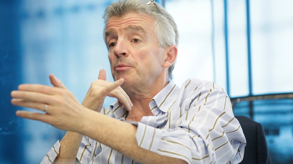 Michael O’Leary says he will be more vocal in supporting Britain staying in Europe, despite having been critical of European regulation.(Photograph: Matthew Lloyd/Bloomberg)