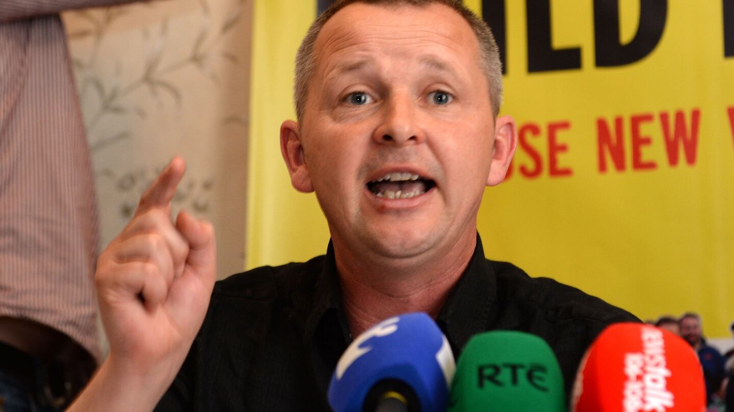Richard Boyd Barrett: We urgently need a number of both short term and long term measures to deal with what is now a housing and homelessness emergency. Photograph: Dara Mac Donaill / The Irish Times 30/06/2015 - NEWS - Richard Boyd Barrett TD at a press conference announcing details of a demonstration taking place a at the Dail on Wednesday 1st July at 6pm.Photograph: Dara Mac Dónaill / The Irish TimesPhotograph: Dara Mac Donaill / The Irish Times