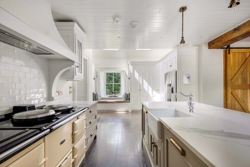Kitchen with Aga and island
