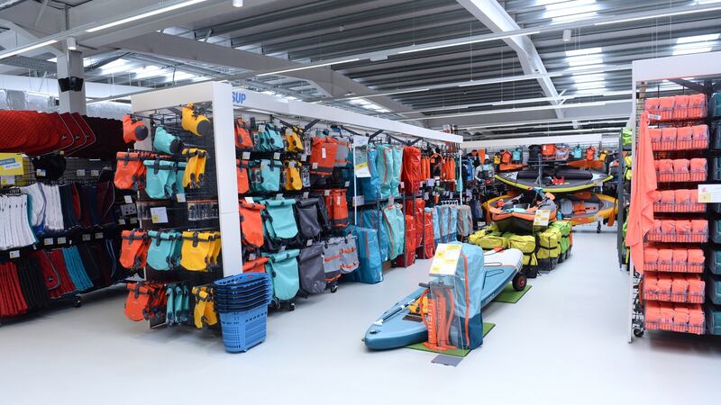 French sports retailer Decathlon wanted to open a click and collect type outlet on Grafton Street but the deal fell through. Photograph: Dara Mac Dónaill