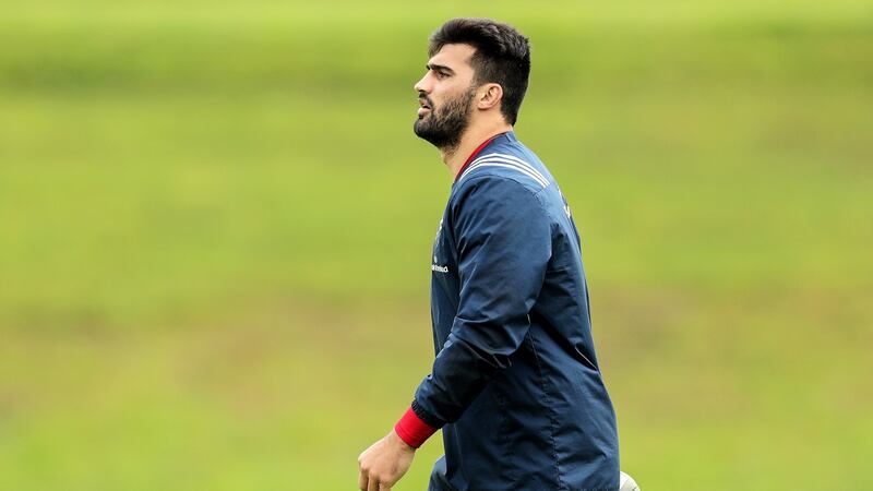 Damian de Allende has impressed in Munster’s midfield. Photograph: Laszlo Geczo/Inpho