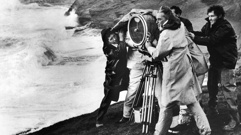 Director David Lean films a tempestuous sea for a climactic scene in Ryan’s Daughter. Photograph: Archive Photos/Getty Images