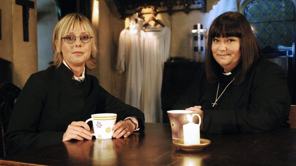 The Vicar of Dibley: Emma Chambers and Dawn French in the BBC comedy
