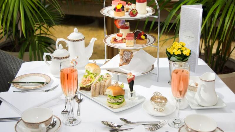 Móinéir strawberry-wine afternoon tea at Druids Glen costs €38 a person