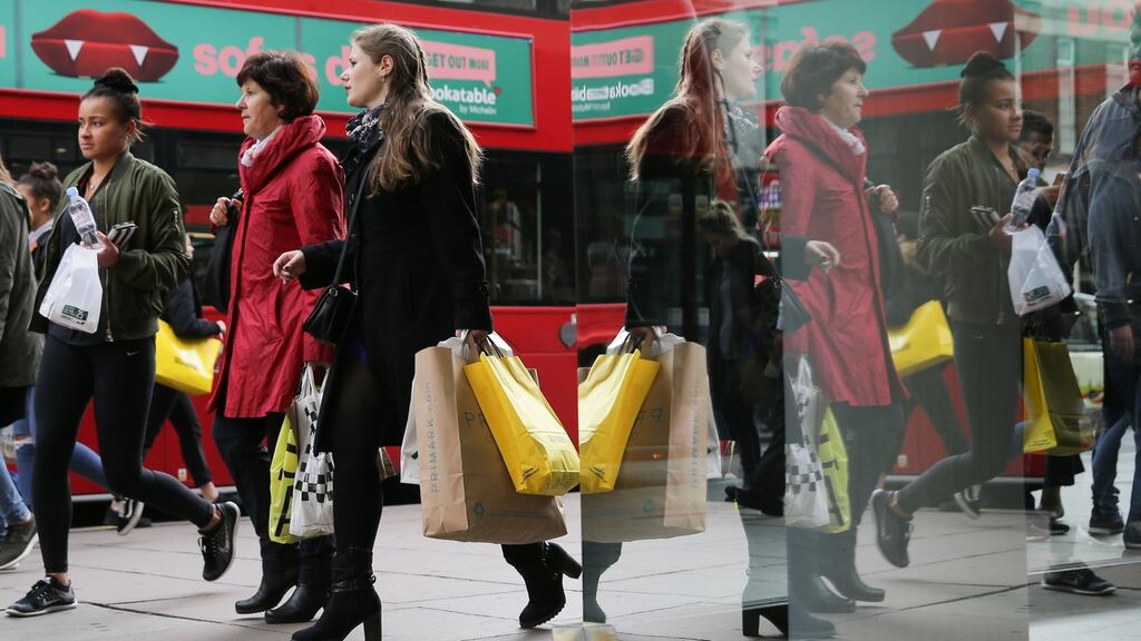 Clothing and footwear sales in Britain jumped by 5.1% in October, the most since early 2014. Photograph: AFP
