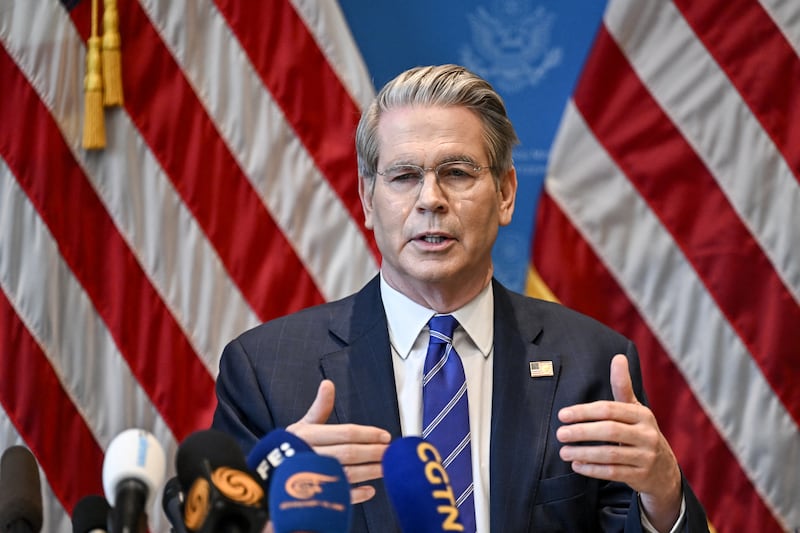 US Treasury secretary Scott Bessent clashed with Elon Musk over Doge’s attempts to infiltrate his department. Photograph: Fabrice Coffrini/AFP via Getty Images