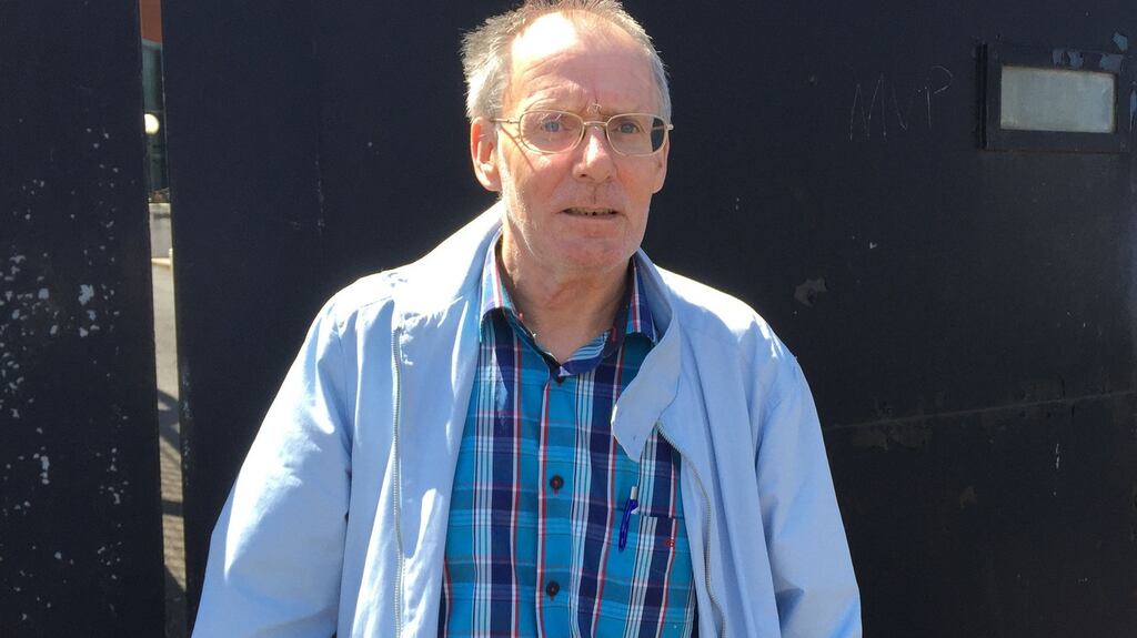 Clint Massey, a former resident of Kincora Boys’ Home, outside Banbridge Courthouse in May 2016 as a public inquiry examined allegations of abuse at the notorious facility in east Belfast. File photograph: Lesley-Anne McKeown/PA Wire