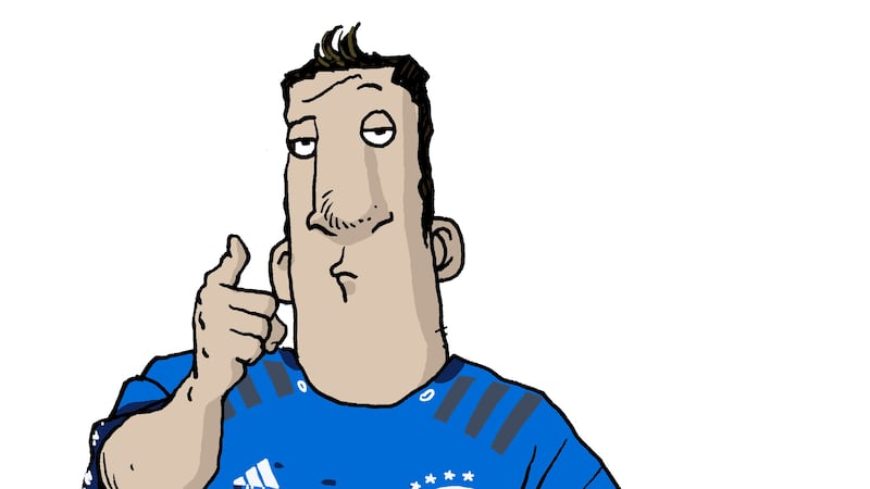 ‘My old dear said you had a kid together. Well, I’m its half-brother. Or half-sister if it’s a girl’