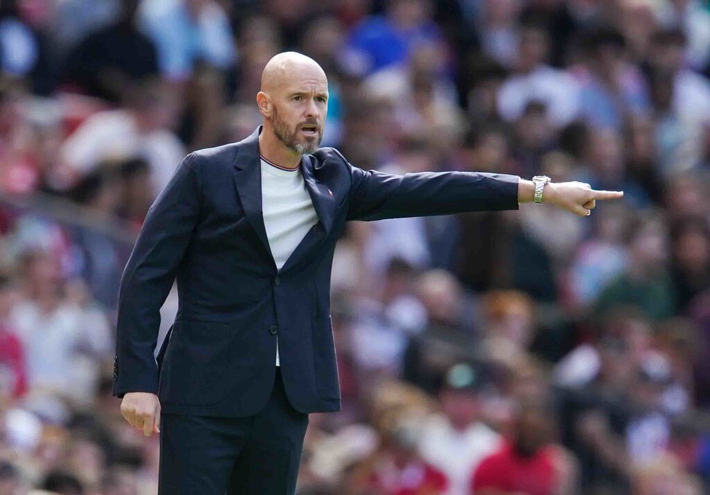Manchester United manager Erik ten Hag said he has held productive discussions with Christiano Ronaldo. Photograph: PA