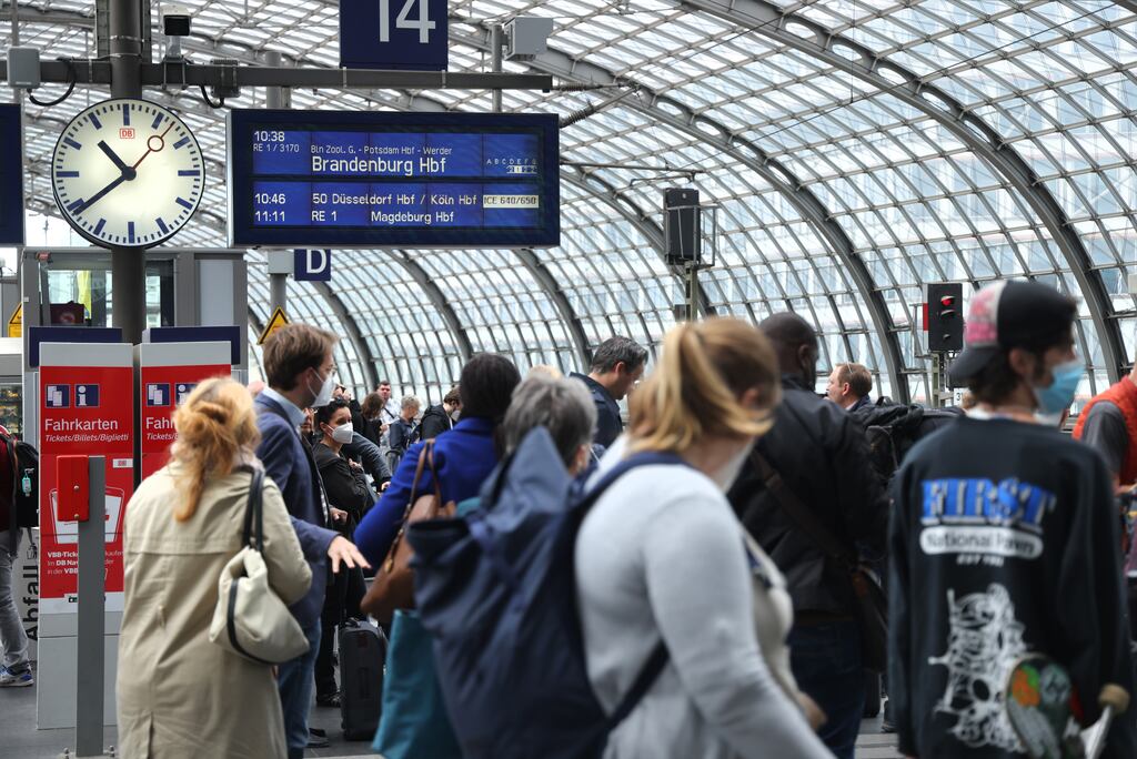 Dutch state railway group Nederlandse Spoorwegen operates concessions in Germany using trains leased from an Irish entity. File photograph: Getty Images