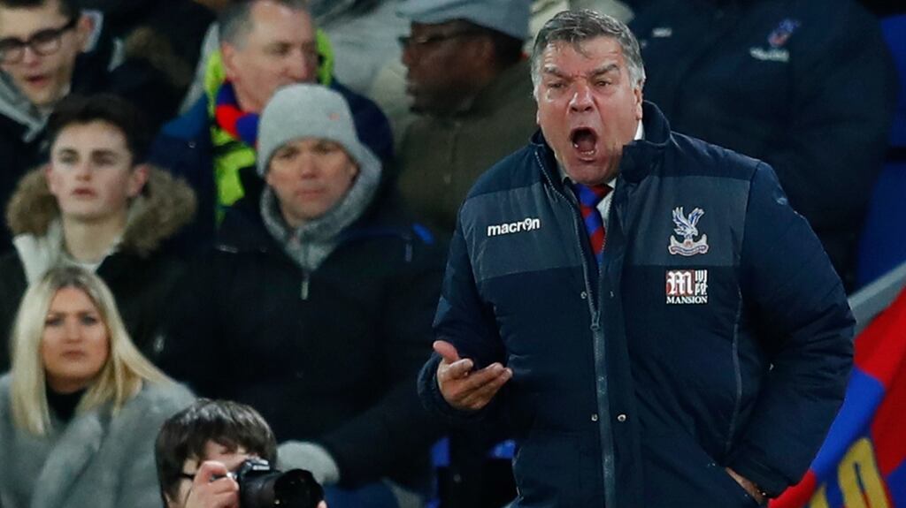 Sam Allardyce has not been welcomed with open arms by Crystal Palace supporters. Photograph: Eddie Keogh/Reuters