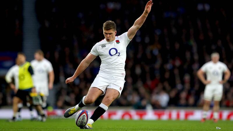 Owen Farrell has the England captaincy after formerly sharing it with Dylan Hartley. Photograph: Ryan Byrne/Inpho