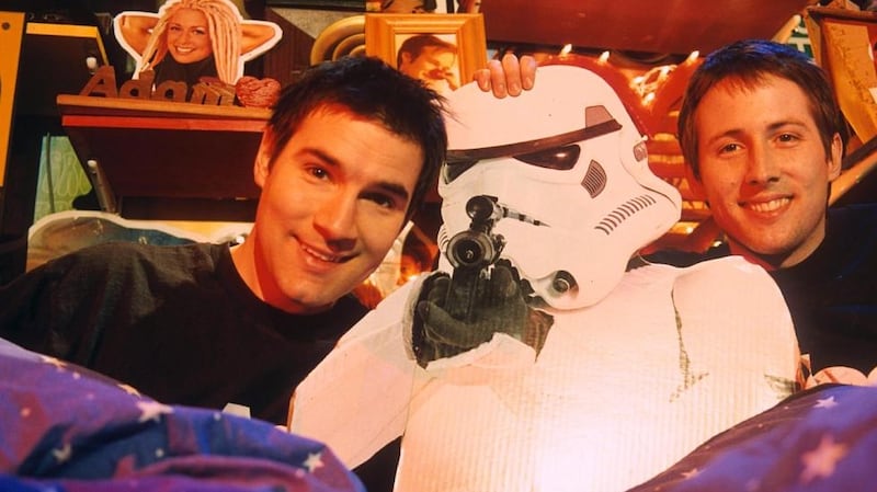 The Adam and Joe Show: Adam Buxton and Joe Cornish on Channel 4 in 1999. Photograph: Andy Hall/Rex