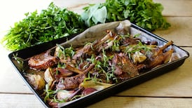 Lamb chop tray bake