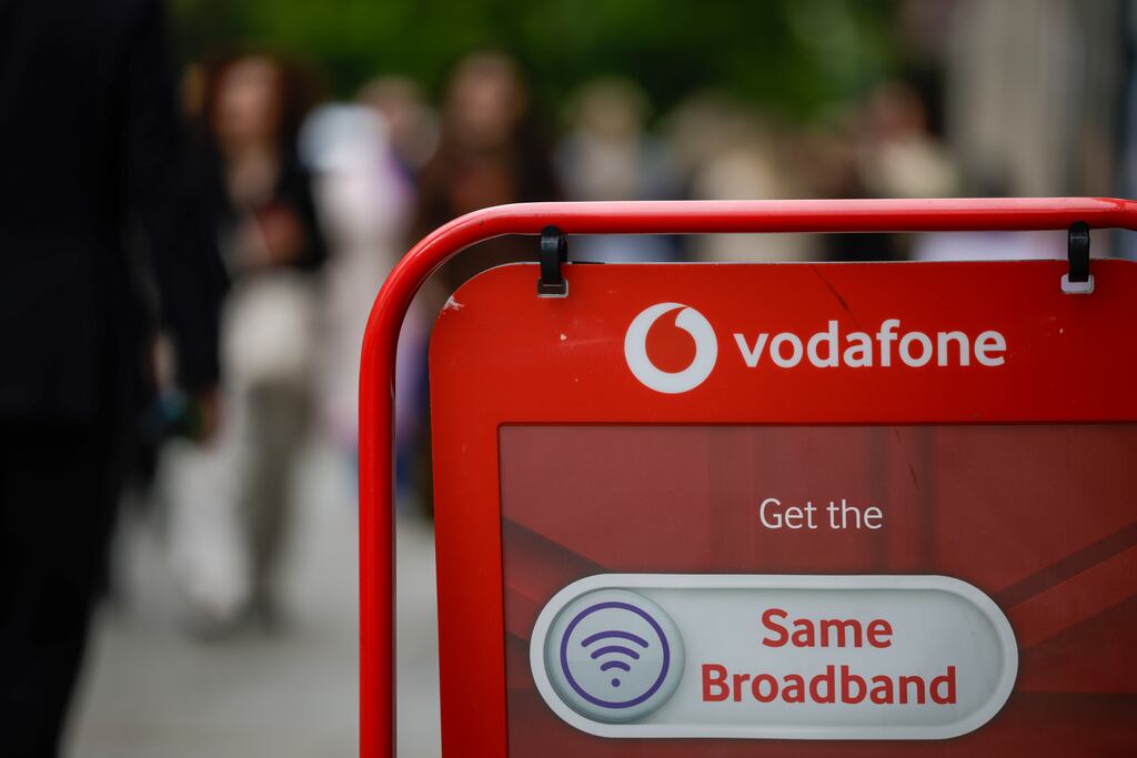 In Ireland, Vodafone said it increased service revenue on the back of “a higher average customer base” and it annual contractual price increases. Photographer: Jason Alden/Bloomberg