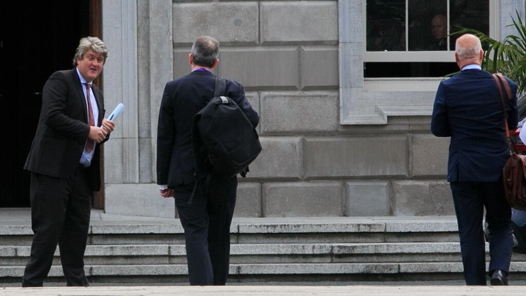 Chairman of the Dáil Covid-19 committee Michael McNamara said ‘we’ve now reached a stage on our roadmap where we can have a McDonald’s, but we can’t have a cancer screening’. Photograph: Gareth Chaney/Collins