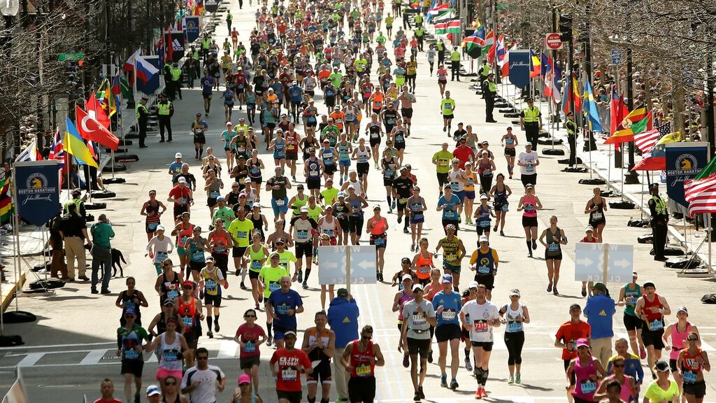 The 2020 Boston Marathon has been cancelled - the first time the race has been called off in 124 years. Photograph: Mike Lawrie/Getty