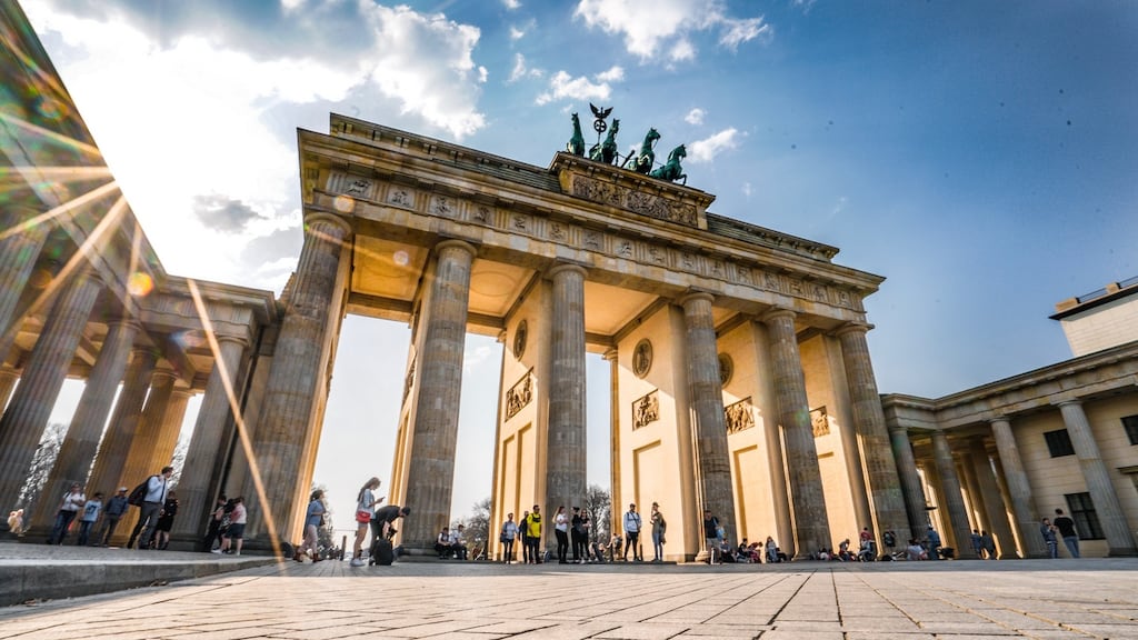 Brandenburg Gate in Berlin. Photograph: Christian Darby Santos/EyeEm via Getty