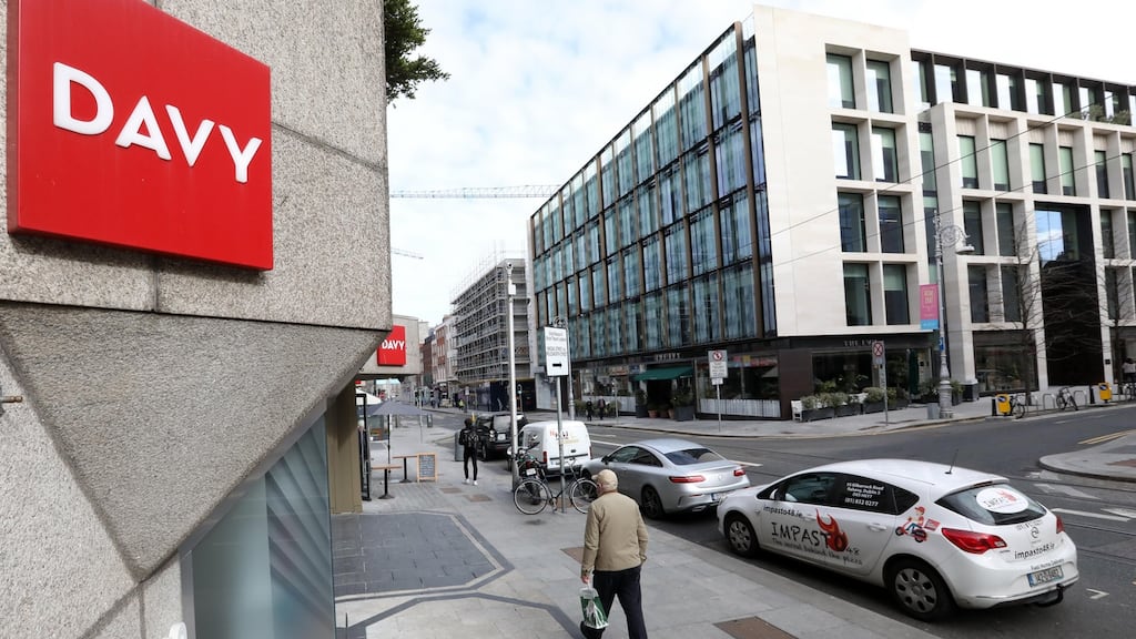 Davy stockbrokers was fined €4.13 million for breaching market rules in relation to a transaction involving the broker’s own staff. Photograph Sasko Lazarov