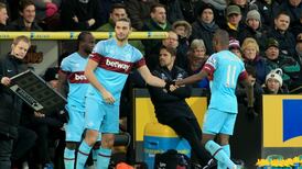 West Ham’s Andy Carroll to miss Blackburn FA Cup tie
