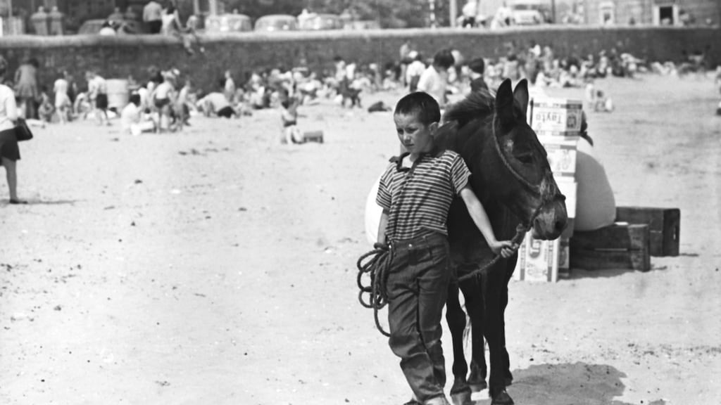 The scene at Sandymount Strand, Dublin, on August 4th, 1970. Photograph: John McGarth