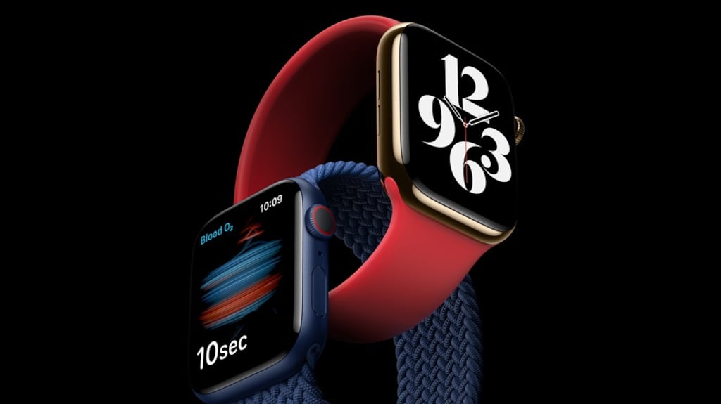 The Series 6 keeps the Series 5’s always-on display, but it makes it brighter for use in strong sunlight