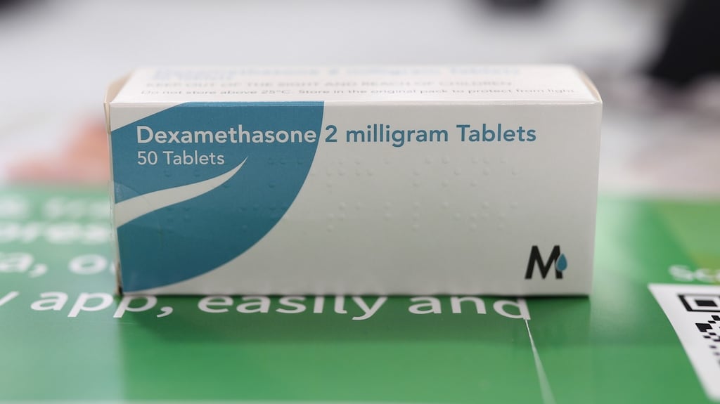 Preliminary data from a clinical trial suggested dexamethasone reduced the risk of dying in Covid-19 patients on ventilators by as much as 35 per cent and patients on oxygen by 20 per cent. Photograph: Yui Mok/PA Wire
