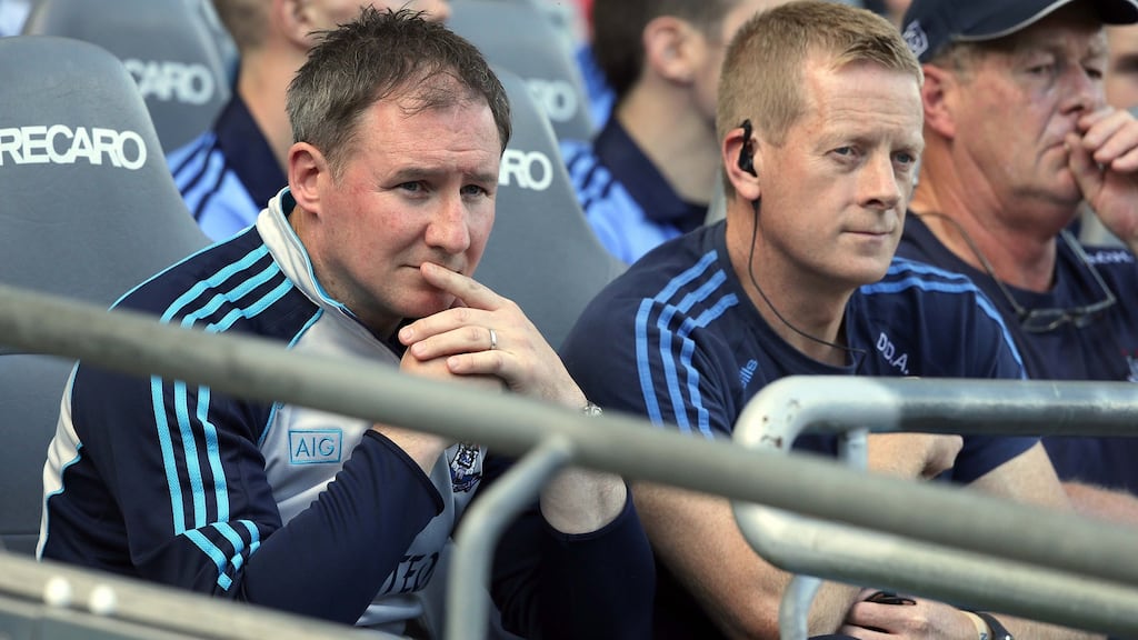 Jim Gavin and Declan Darcy have been a tightly knit management pair since 2002. Photograph: Morgan Treacy/Inpho