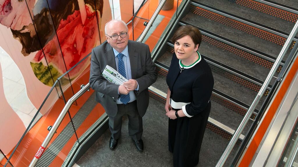 Martin Higgins, chairman, FSAI and Dr Pamela Byrne, CEO, FSAI. Photograph: Shane O’Neill, SON Photographic