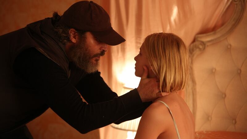Joaquin Phoenix and Ekaterina Samsonov in You Were Never Really Here. Photograph: StudioCanal
