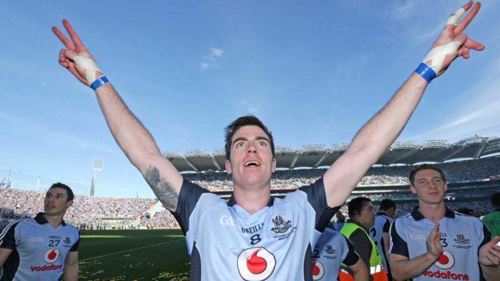 Dublin’s Michael Darragh MacAuley has been named Footballer of the Year. Photograph: Morgan Treacy/Inpho