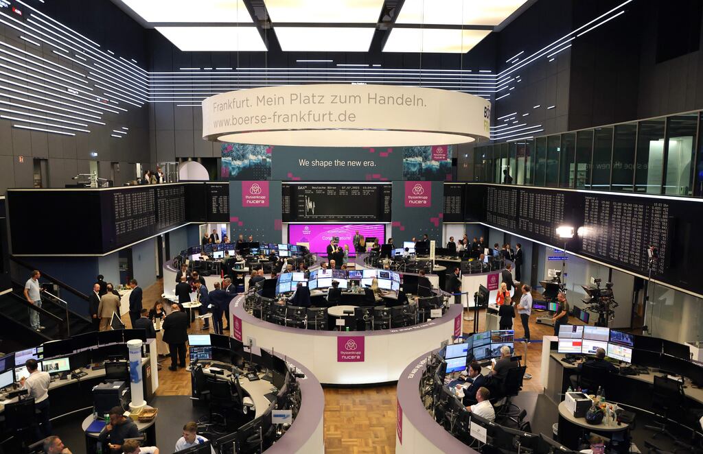 Stocks in Europe were hit as Novo Nordisk dropped 20.8 per cent on disappointing drug trial results. Photograph: Daniel Roland/AFP via Getty Images