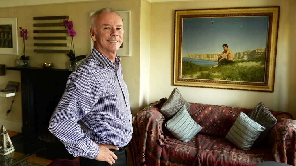 David Murray in his home on the top floor of a house in North Great George’s Street that houses his art collection. Photographs: Cyril Byrne