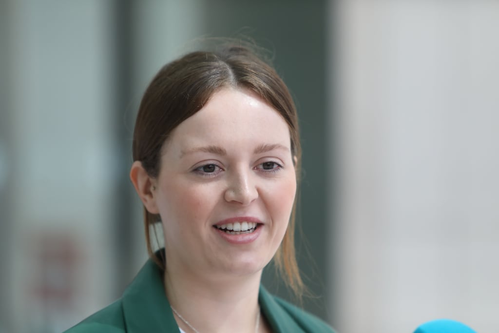 Ciara Mangan waived her anonymity to speak to the media outside the Criminal Courts of Justice this week. Photograph: Collins Courts