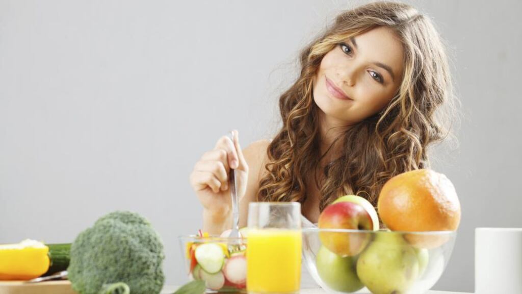 Eating a well-balanced diet, taking regular exercise and getting adequate rest are all important for skincare. Photograph: Thinkstock