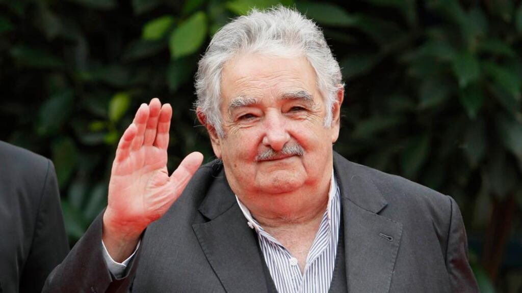 Uruguay’s President Jose Mujica has laid into Fifa verbally. Photograph: Enrique Castro-Mendivil/Reuters