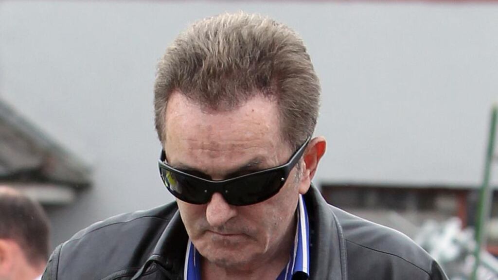 A file image of Kevin McGeever outside Strokestown District Court in Co Roscommon. High Court today approved a revision to his bail terms. Photograph: Niall Carson/PA