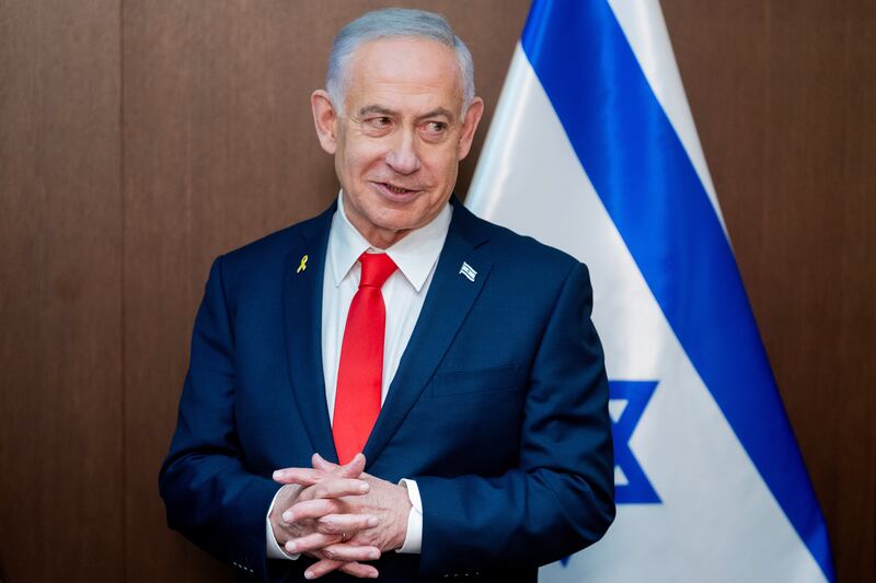 Israel’s prime minister Binyamin Netanyahu: “It is perhaps the most serious public relations attack Israel has experienced since its founding". Photograph:Nathan Howard/The New York Times via AP