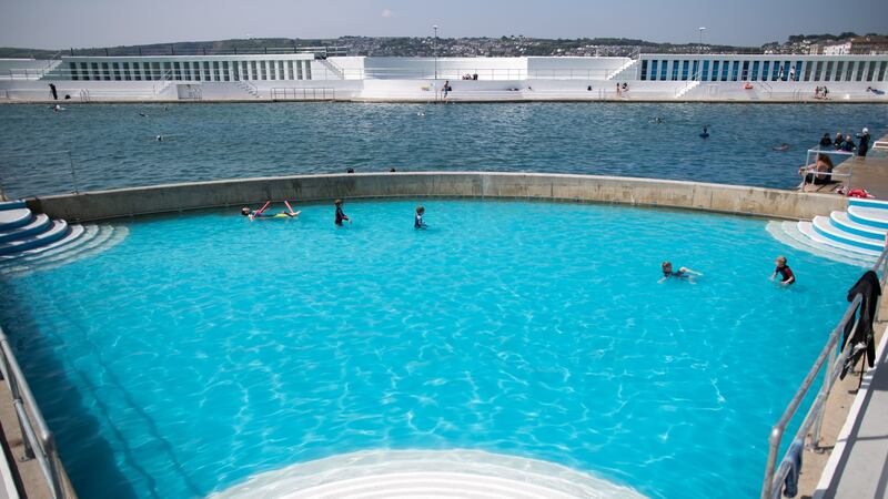 The Jubilee Lido was just a 10 miuntes’ walk from Penzance train station. Photograph: Matt Cardy/Getty Images