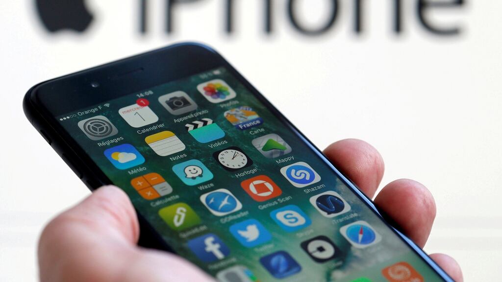 In New York, Apple was the biggest drag on all the three major indexes, while Microsoft and Amazon were out of sorts. Photograph:  Regis Duvignau/Reuters