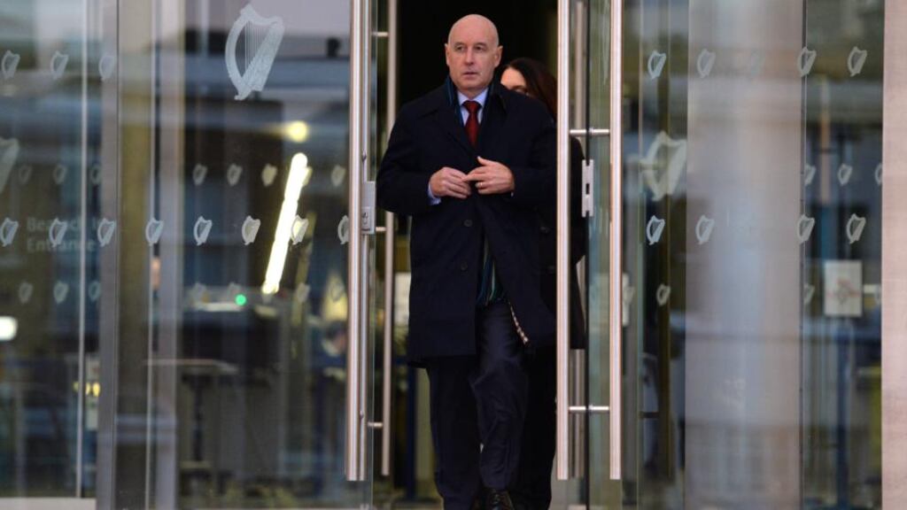 Anthony Lyons of Griffith Avenue, Dublin, leaving the Court of Criminal Appeal, yesterday. Photograph: Dara Mac Dónaill / The Irish Times