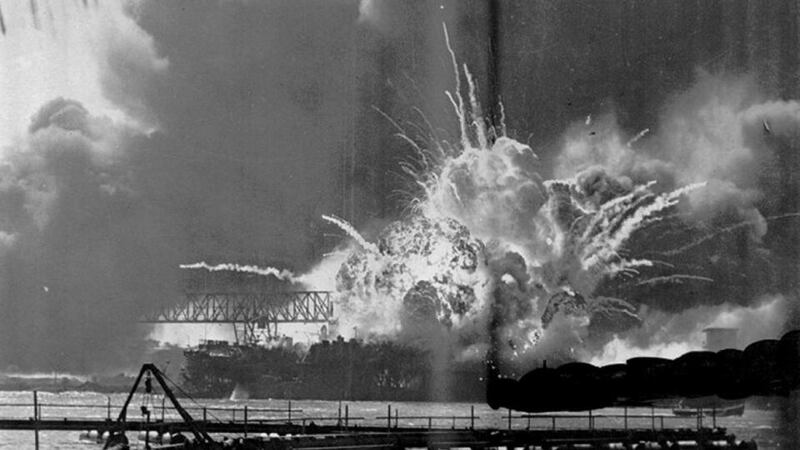 The Japanese attack on Pearl Harbor, December 7th, 1941 Photograph: Getty