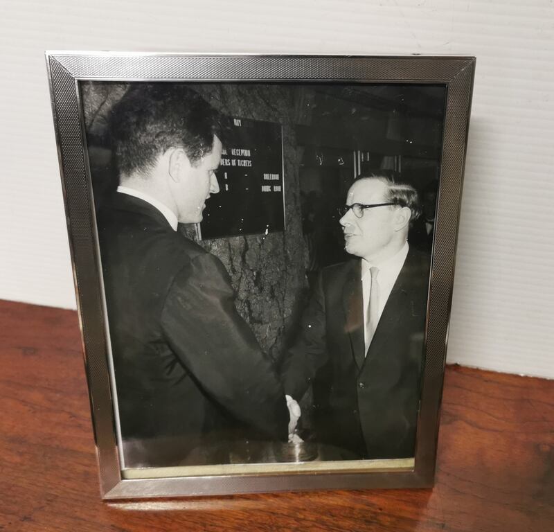 The late Colm Kenneally, who owned the former Cruises Hotel in Limerick, and Robert Kennedy