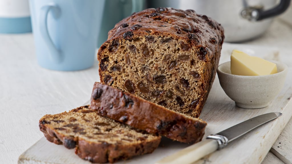 Delicious: fruity tea loaf. Photograph: Harry Weir Photography