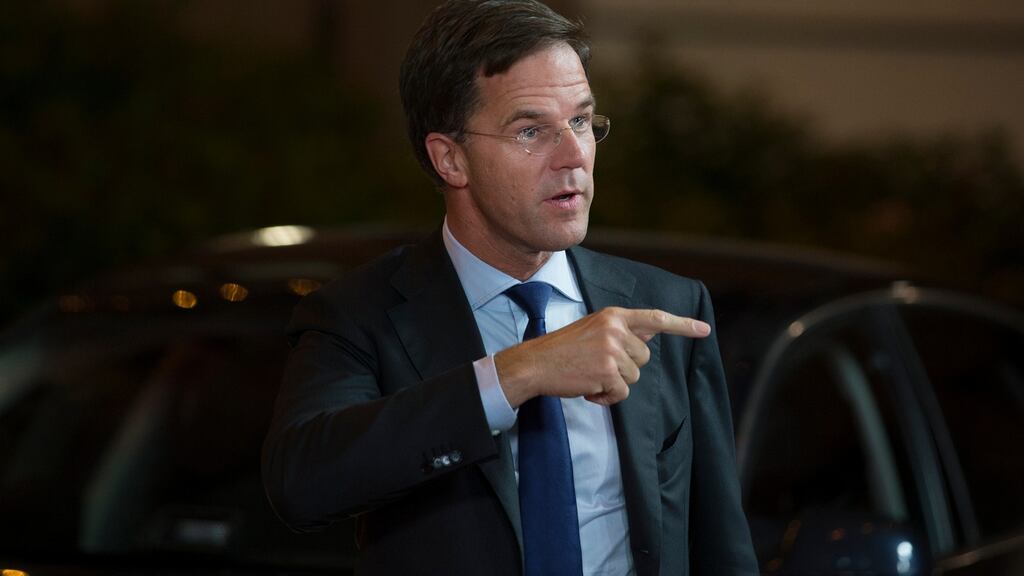 Dutch prime minister Mark Rutte. There have been reports of one prospective politician telling a youth wing meeting of Rutte’s Liberal party that he feared “beheadings” on the streets. Photographer: Jasper Juinen/Bloomberg