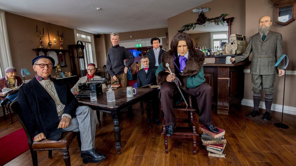 The National Wax Work Museum Dublin featuring the all-male Irish writers’ area. Photograph: Brenda Fitzsimons